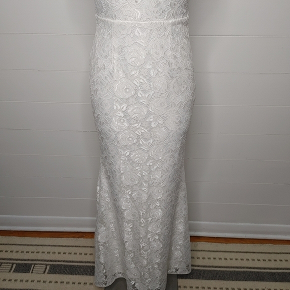 LULU'S Inga White Lace Maxi Dress - Picture 4 of 16